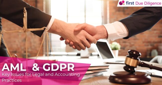 AML and GDPR Compliance – The key Issues for Accounting and Legal Practices.